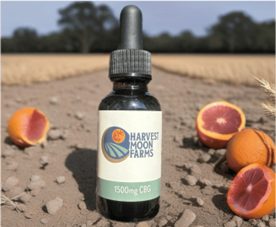 1500mg CBG tincture, citrus flavored