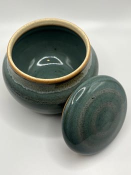 Tulsa handmade ceramics
Small functional pottery box
Swirl design ceramic art