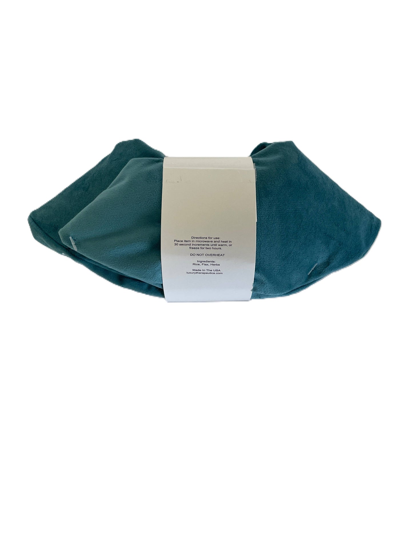 Heatable Neck Cozy | Lux Como Teal Lavender Wrap