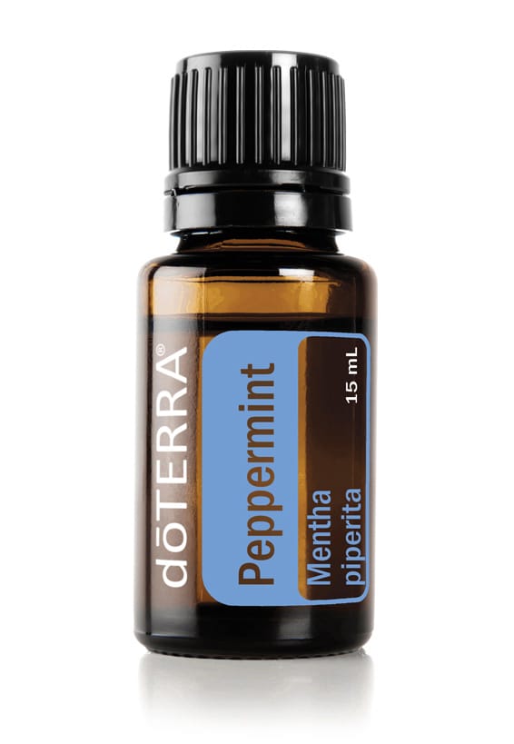 doTERRA peppermint oil, peppermint essential oil, menthol oil, digestive support oil, energizing essential oil, cooling massage oil, clear breathing oil, mint aromatherapy, fresh essential oil, natural focus oil