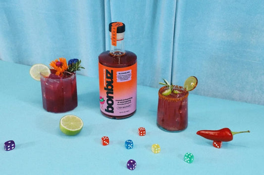alcohol-free aperitif, adaptogen beverage, nootropic drink, Bonbuz NA spirit