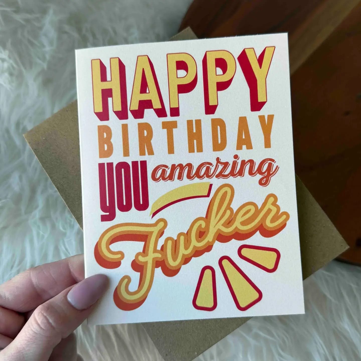 funny birthday card, sarcastic birthday card, adult humor card, amazing fucker card, bold birthday card, hand drawn birthday card, unique birthday card, funny greeting card