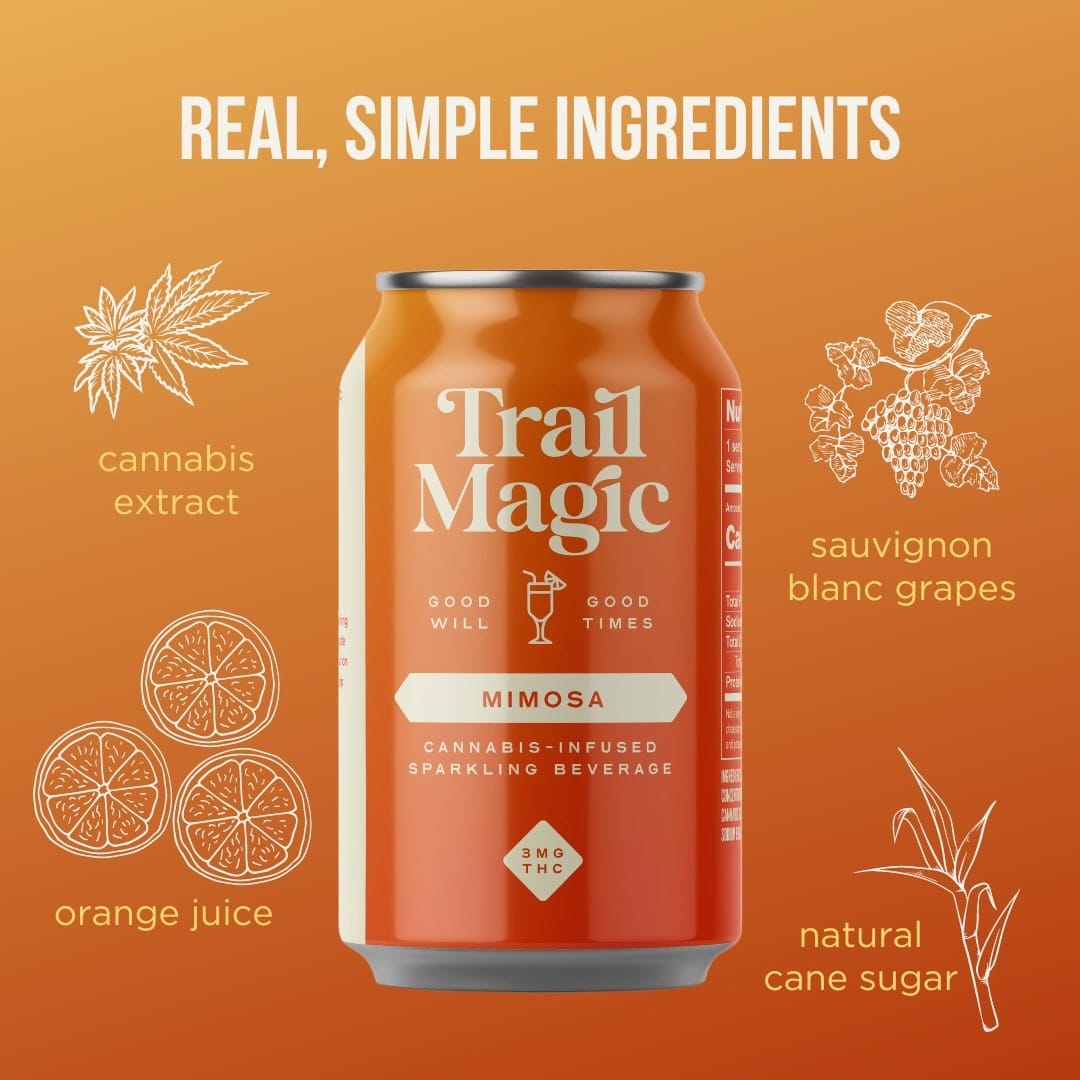 low-dose THC, alcohol alternative, cannabis beverage, orange THC drink ingredients