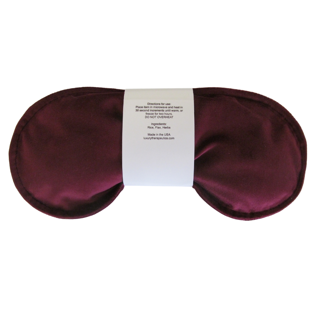 Soothing Eye Pillow w/ Removable Cover- Como Cranberry