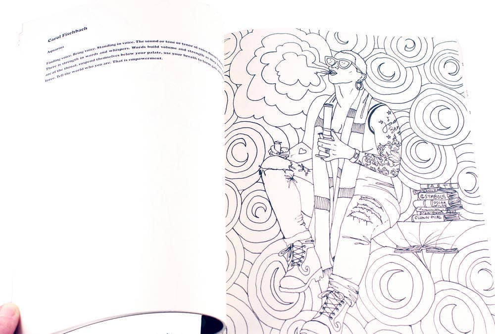 stoner babes, cannabis coloring book