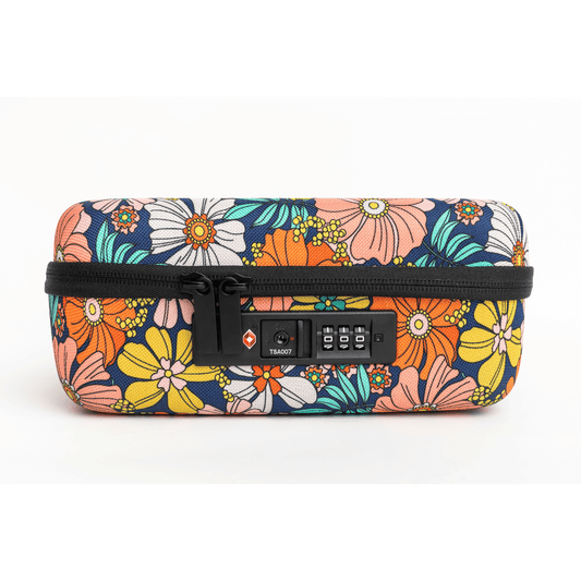 Trixie Floral Lockbox – TSA Combo Storage for Jewelry & Smoke
