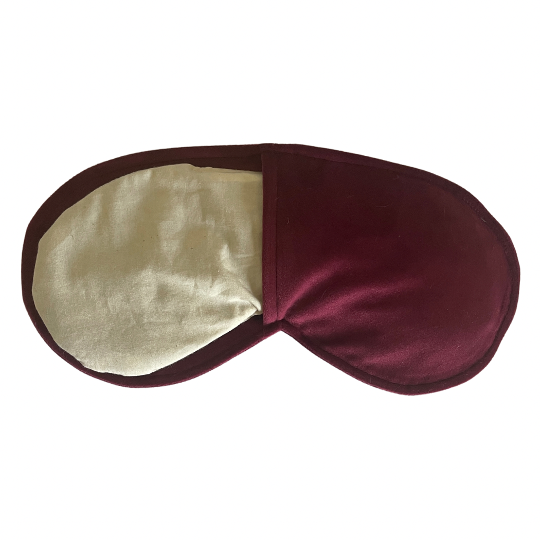 Soothing Eye Pillow w/ Removable Cover- Como Cranberry