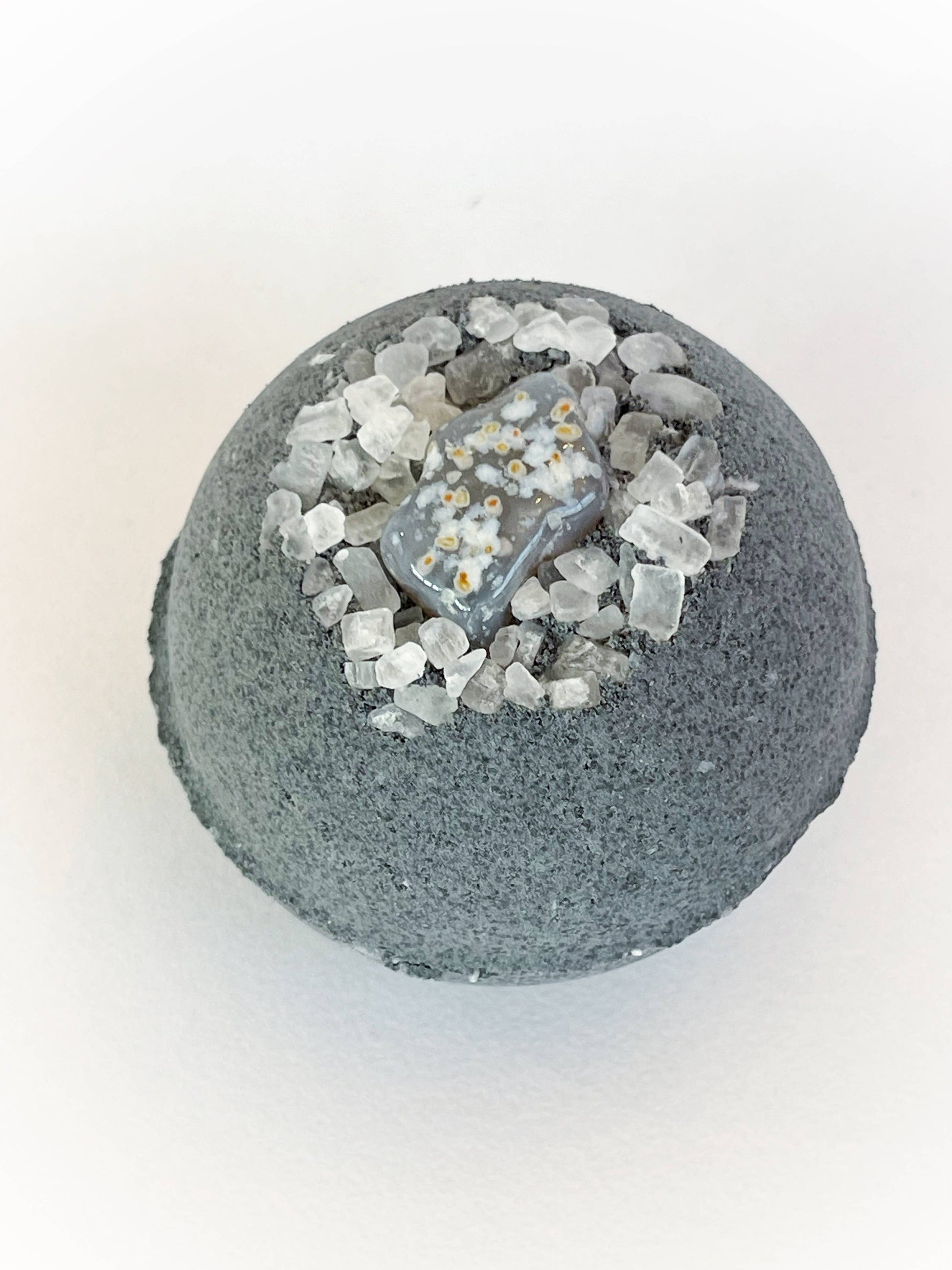 Activated charcoal bath bomb
Agate crystal bath soak