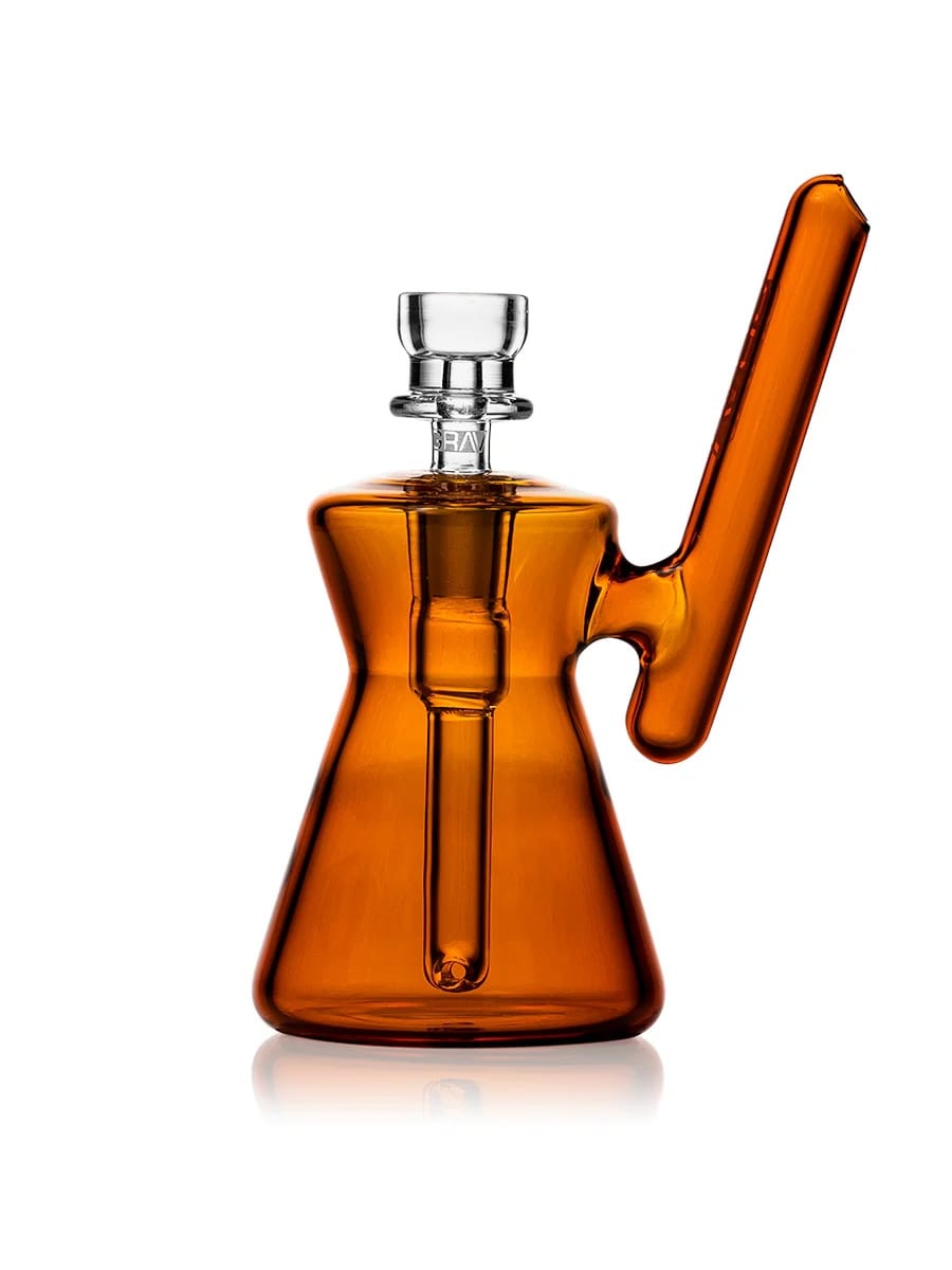 GRAV Hourglass Bubbler, Mini glass bubbler