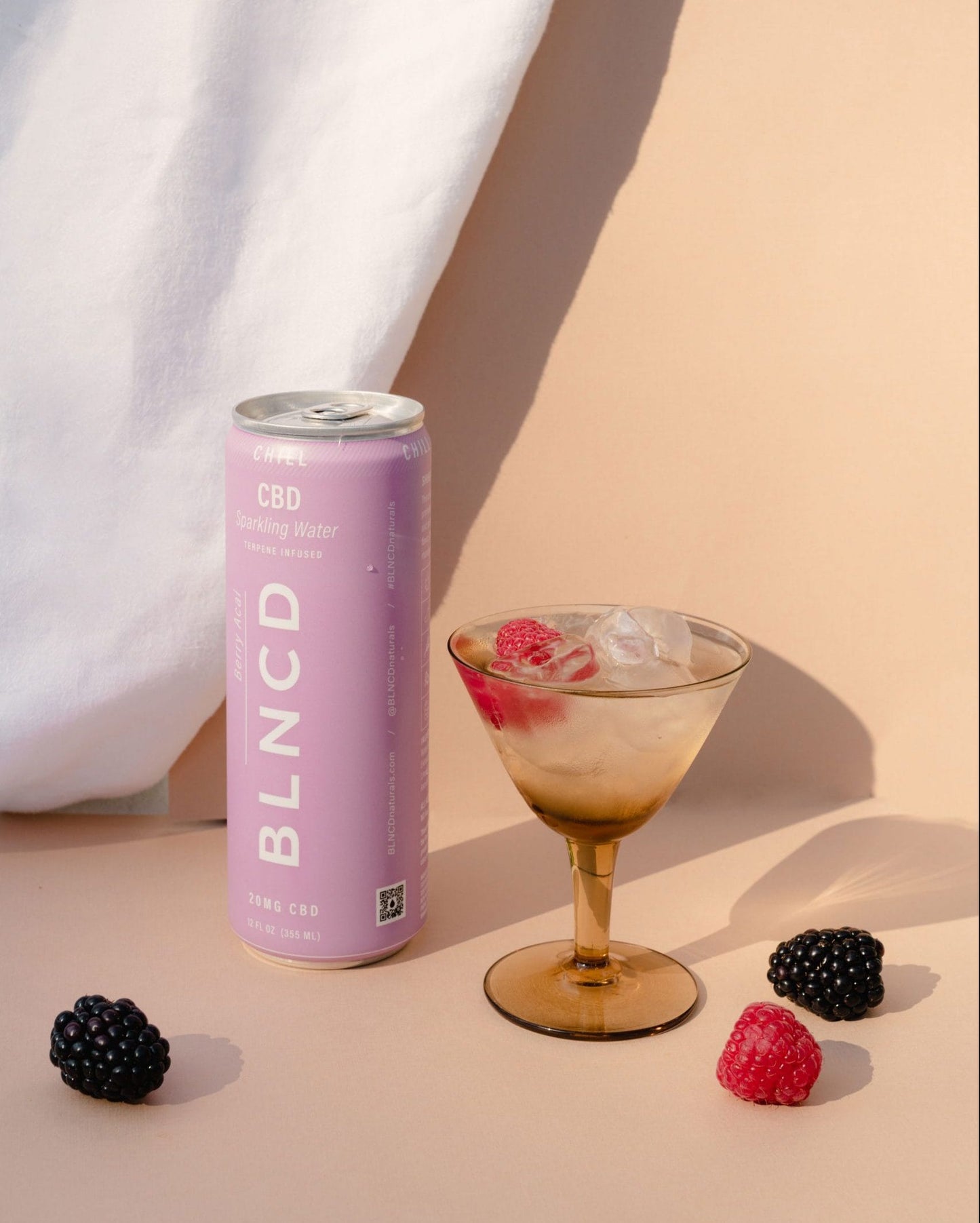 BLNCD CHILL CBD Sparkling Water | Berry Acai
