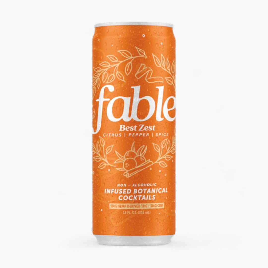 Fable Best Zest – 5mg THC + 3mg CBD Citrus Cocktail