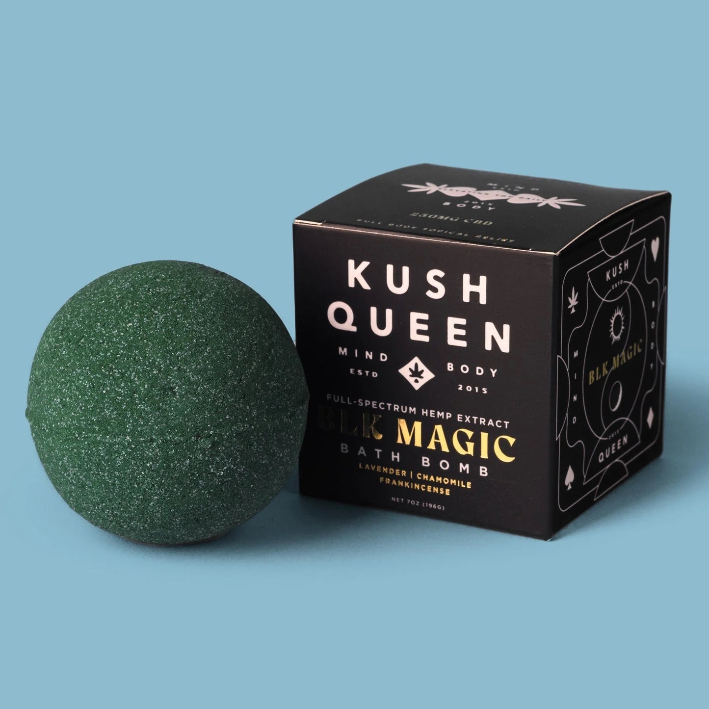 Black Magic 250mg CBD Bath Bomb Kush Queen