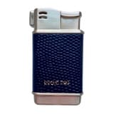 Blue lighter, modern smoking essentials, refillable fire lighter, high-end lighter, minimalist lighter, luxury cannabis accessories