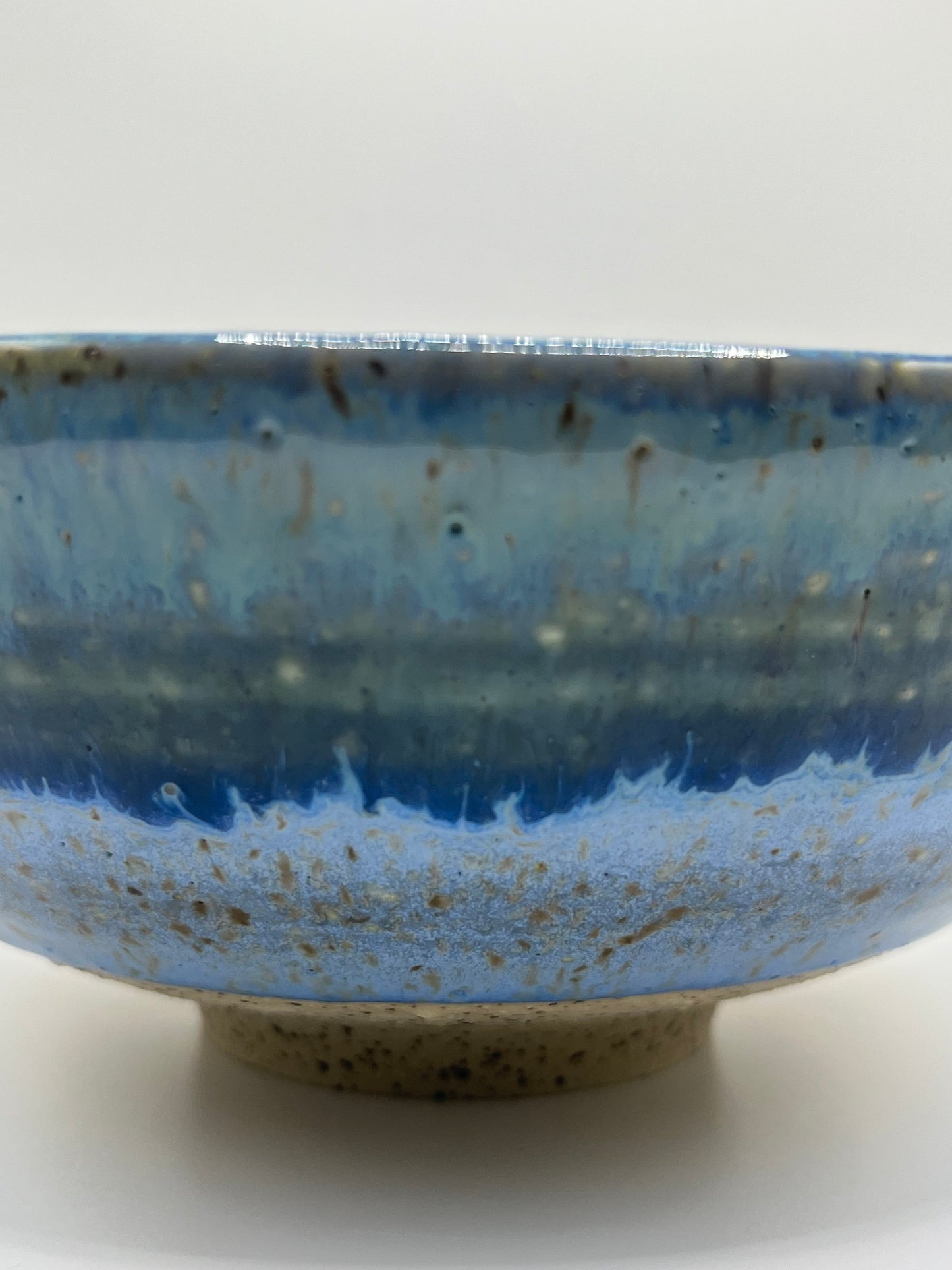 Cone 6 stoneware pottery
Multicolor drip glaze bowl
6.5 inch artisan bowl
Functional handmade pottery