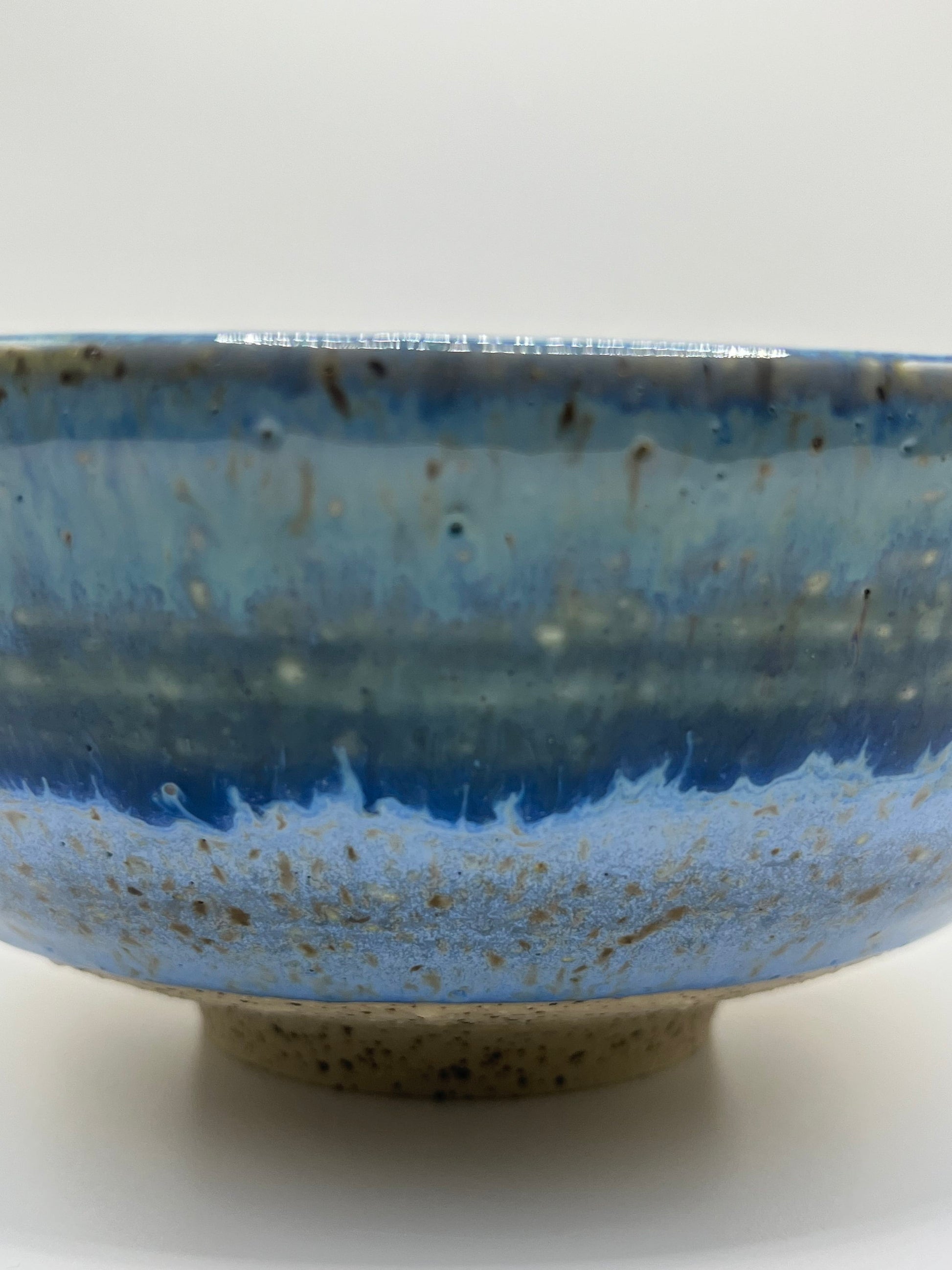 Cone 6 stoneware pottery
Multicolor drip glaze bowl
6.5 inch artisan bowl
Functional handmade pottery