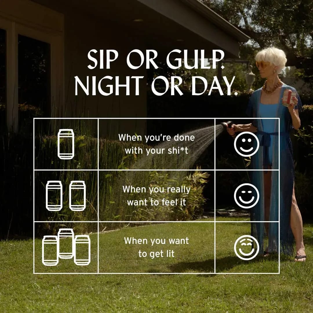 THC CBD sparkling drink