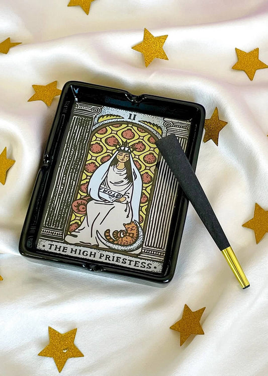 High Priestess tarot ashtray