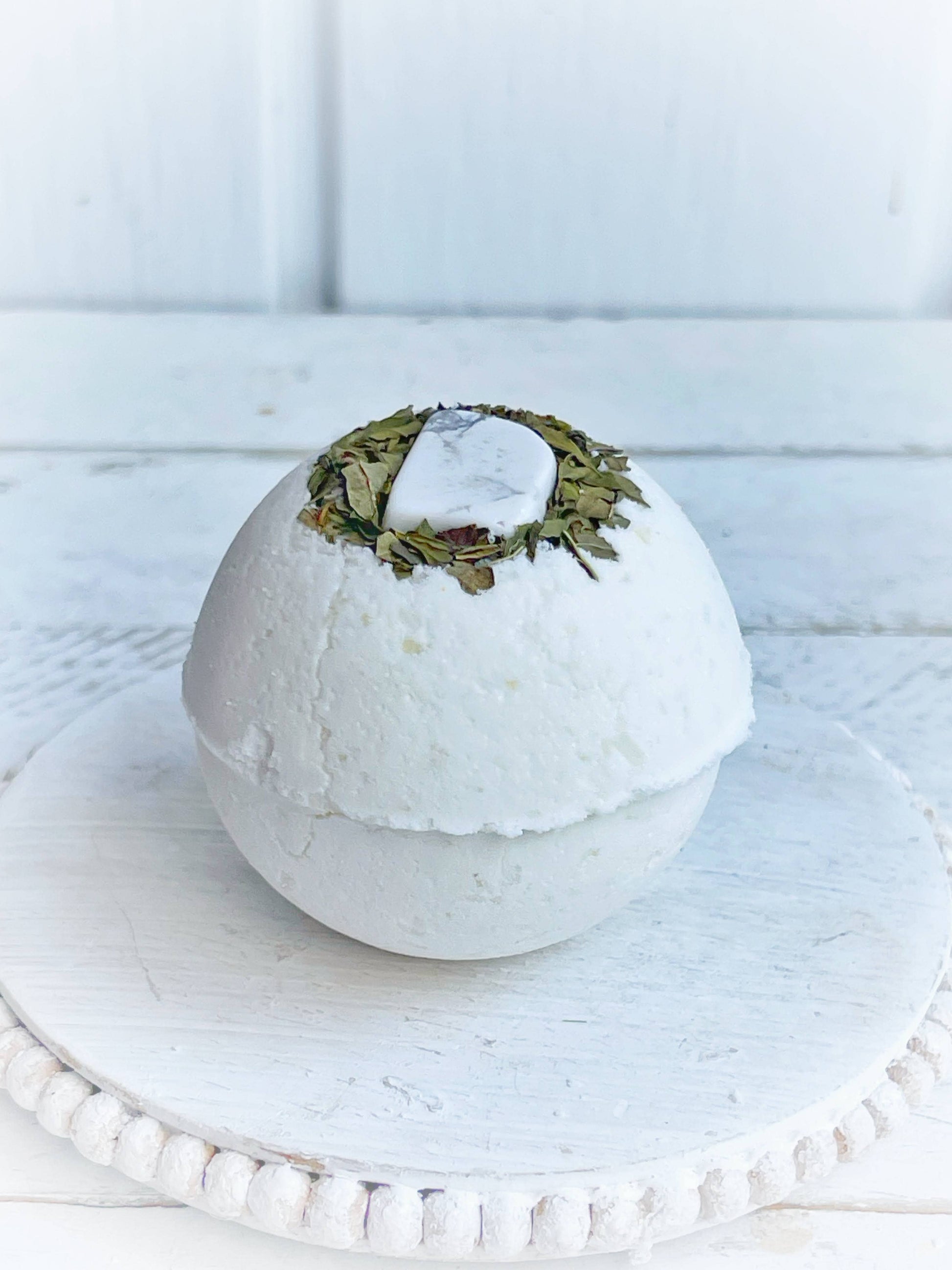 hemp seed oil bath bomb, peppermint bath bomb