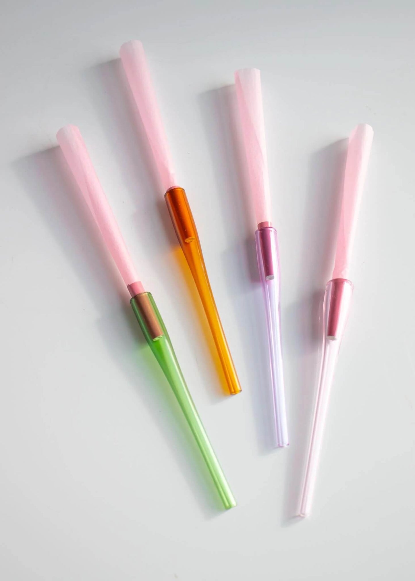 Classy joint holder, glass joint holder, elegant smoking accessory, stylish joint holder, glass filter holder, luxury smoke accessory, YENology joint holder, modern smoking tools