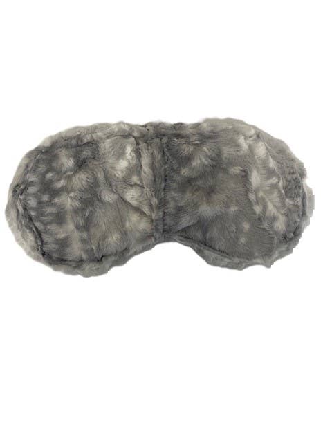 lavender eye pillow, soothing eye mask, faux fur eye pillow