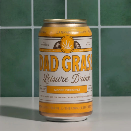 Dad Grass Mango Pineapple THC Drink | 3mg THC + 6mg CBD