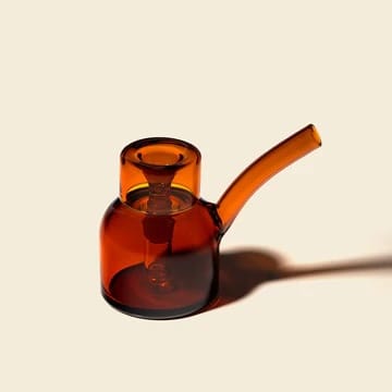 glass bubbler - amber