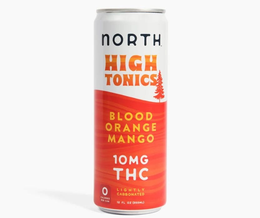 High Tonics Blood Orange Mango – 10mg THC Seltzer