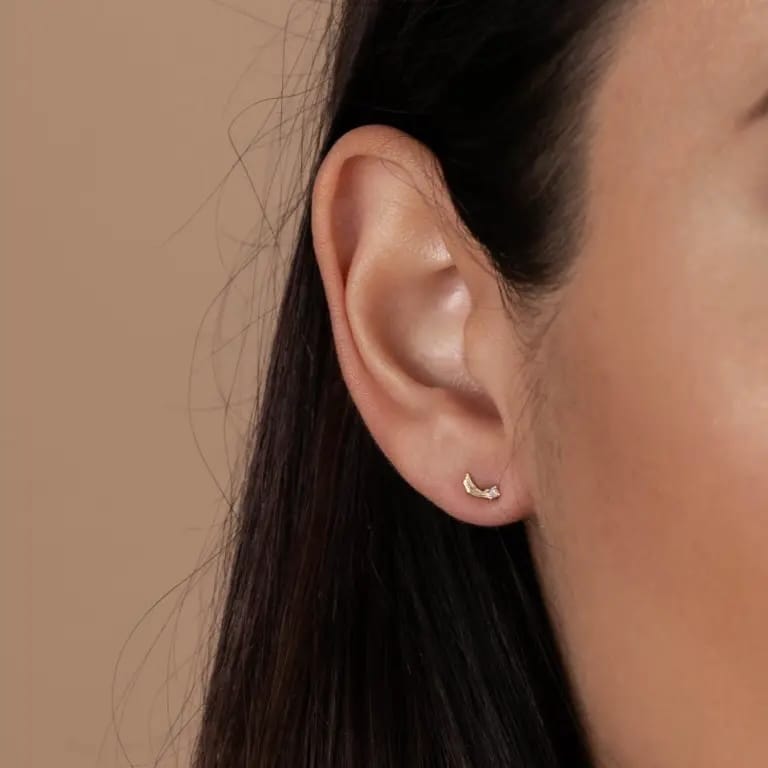 opal stud earrings, shooting star earrings, celestial earrings, gold opal studs, hypoallergenic gold earrings, petite opal jewelry, opal nova earrings