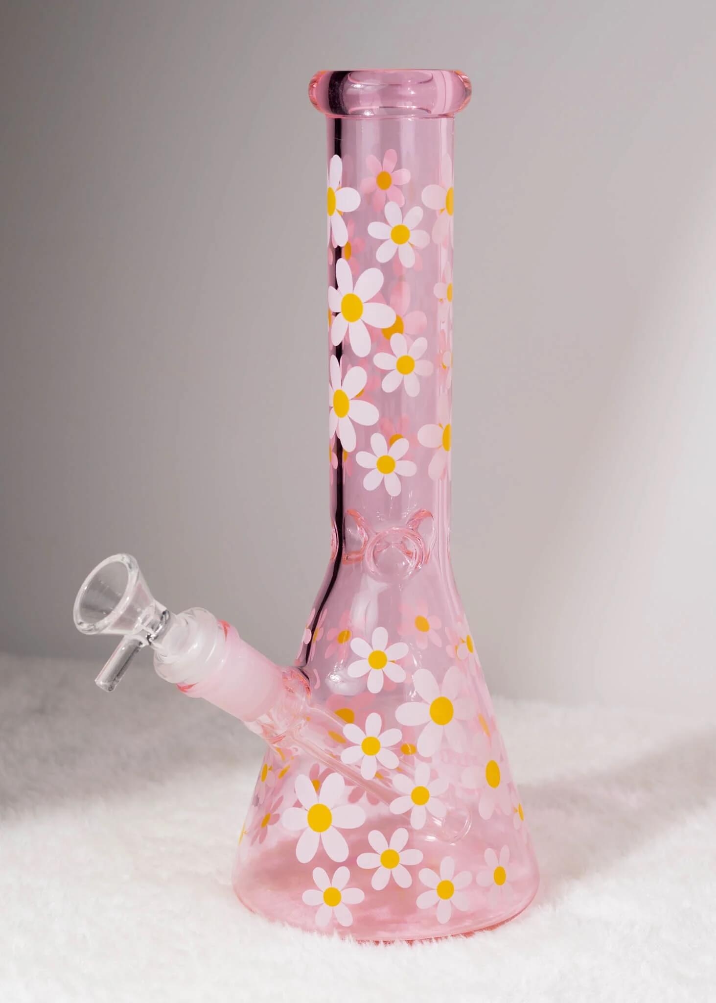 Retro Daisy Bong

Pink glass beaker bong

CannaStyle daisy bong

10 inch ice catcher bong

Flower power glass bong

Vintage floral bong design

Borosilicate beaker bong

14mm bowl pink bong

Groovy retro smoking piece

Daisy pattern water pipe