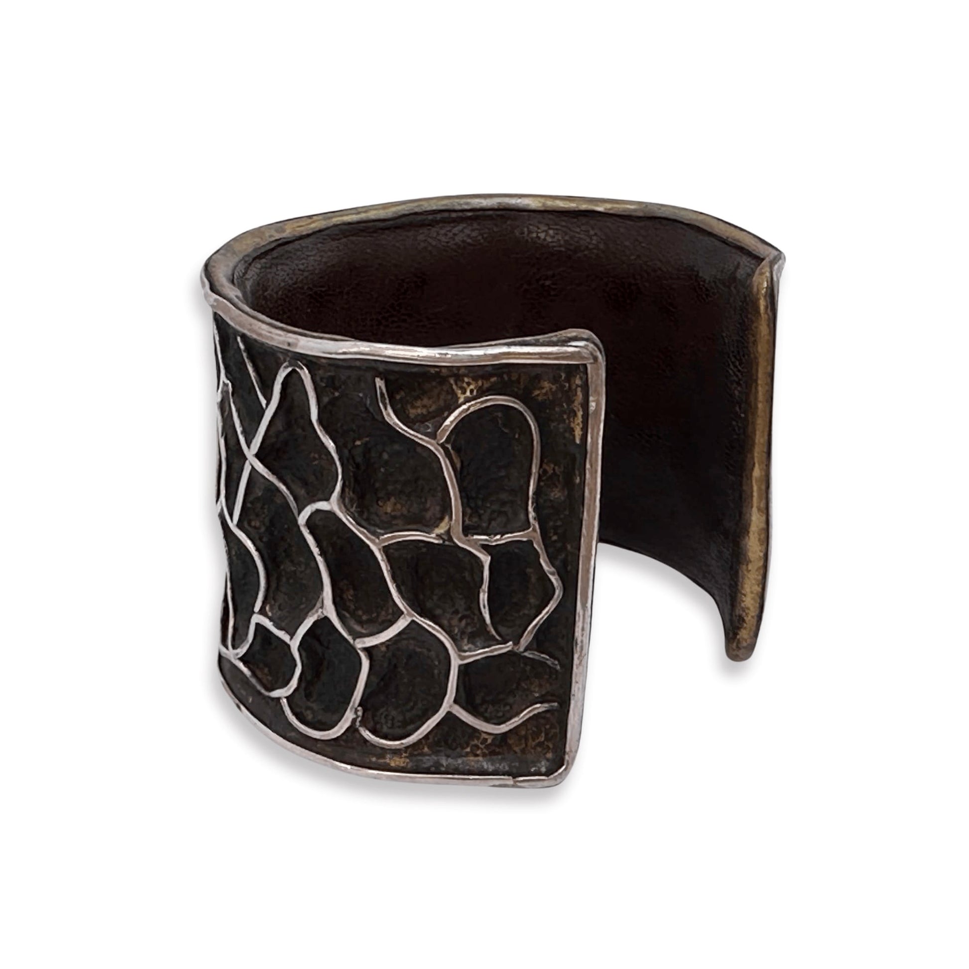 leather cuff, handcrafted bracelet, artisan jewelry