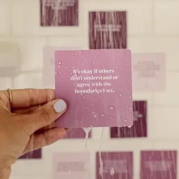 mindfulness cards, self-care gifts, affirmation deck