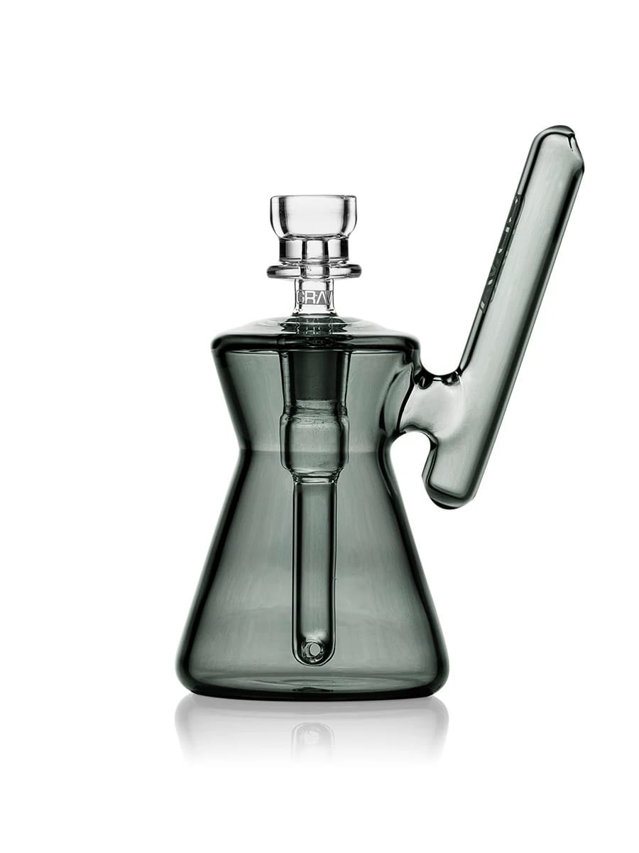 Hourglass pipe, Compact water pipe, Splash-free bubbler