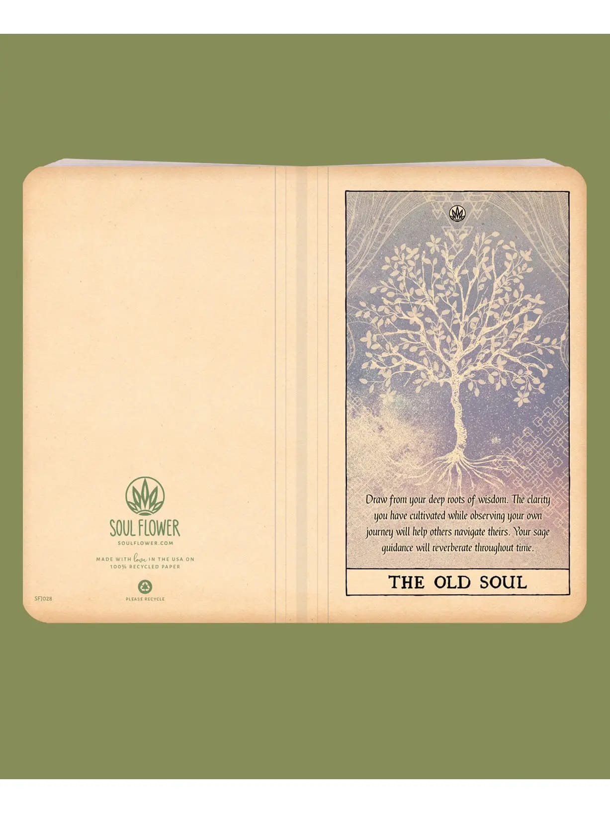 Good Fortune Inspirational Notebook | Recycled Journal