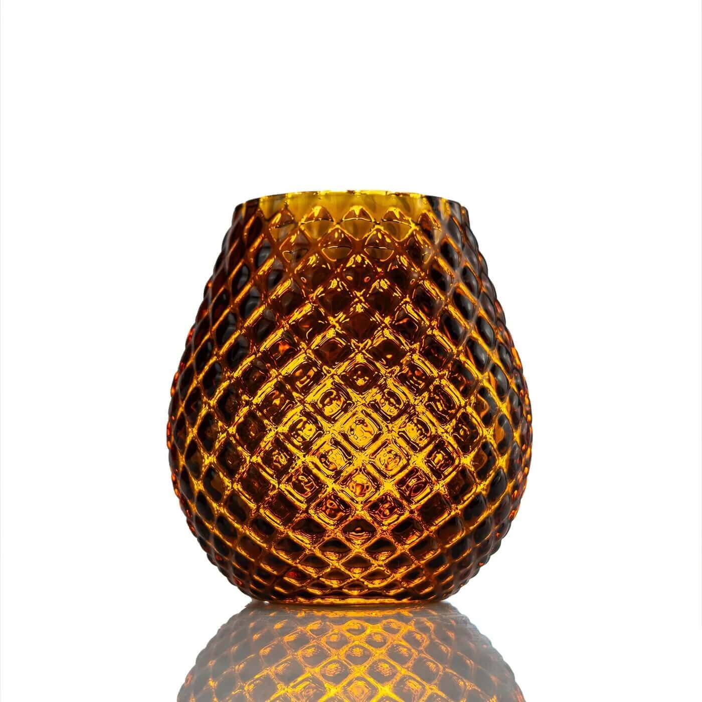 premium vapor glass, amber glass