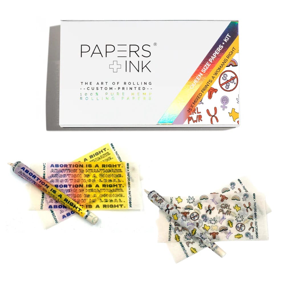 A woman's right rolling papers