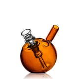 GRAV Spherical Pocket Bubbler, GRAV mini bubbler, GRAV pocket bubbler, 3 inch glass bubbler, small glass water pipe, GRAV dab rig, compact bong, GRAV 10mm bowl, travel bubbler, GRAV glass collection