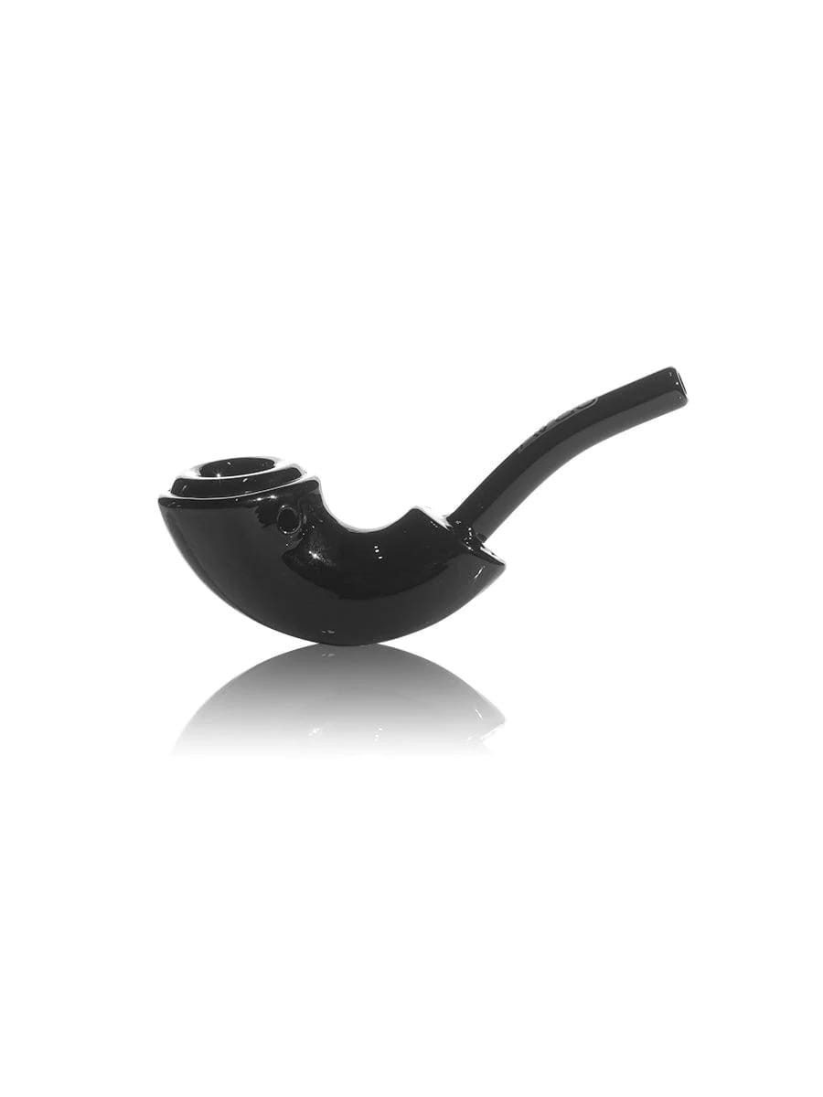 GRAV Rocker Sherlock, Sherlock pipe, glass hand pipe, GRAV glassware, modern Sherlock, smoking accessories, borosilicate pipe, cannabis pipe, GRAV smoking tools, YENology smoking collection - Black