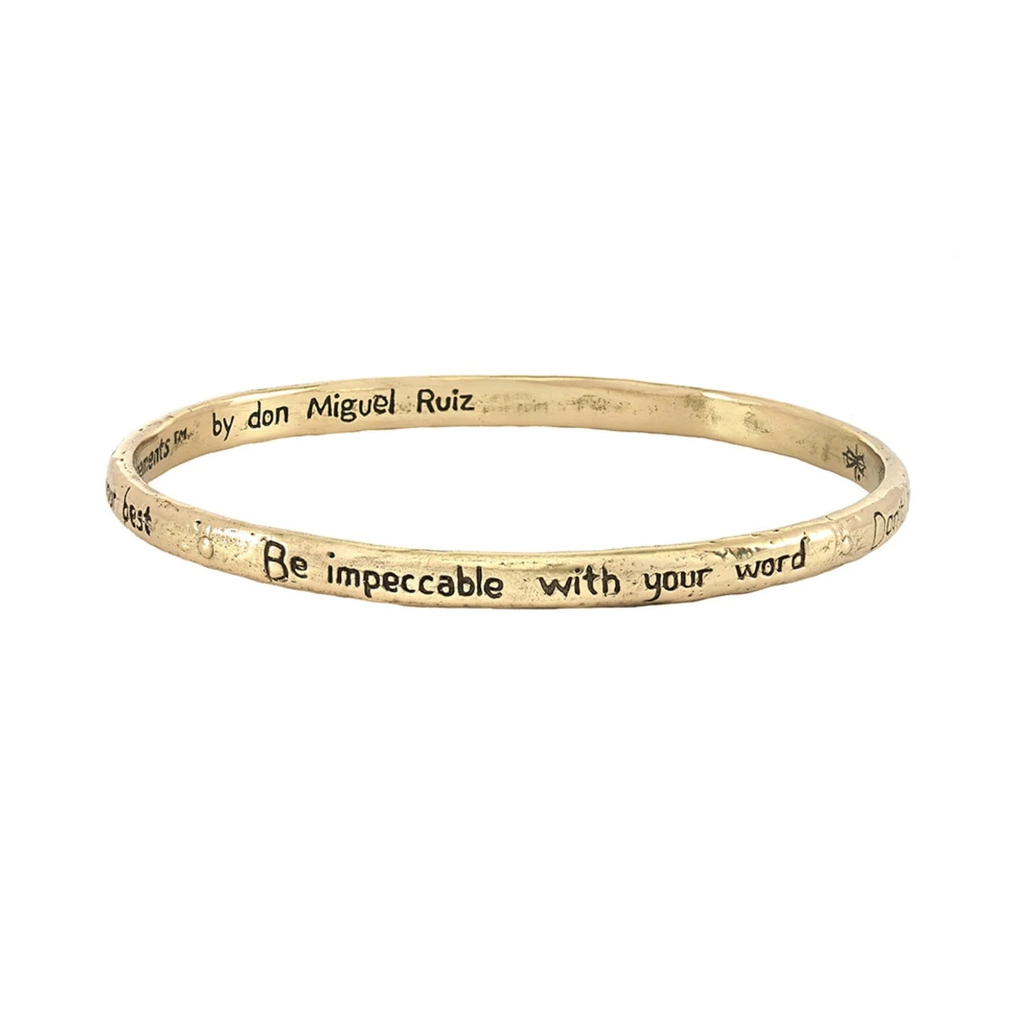 Four Agreements Bangle | Mindful Living Jewelry