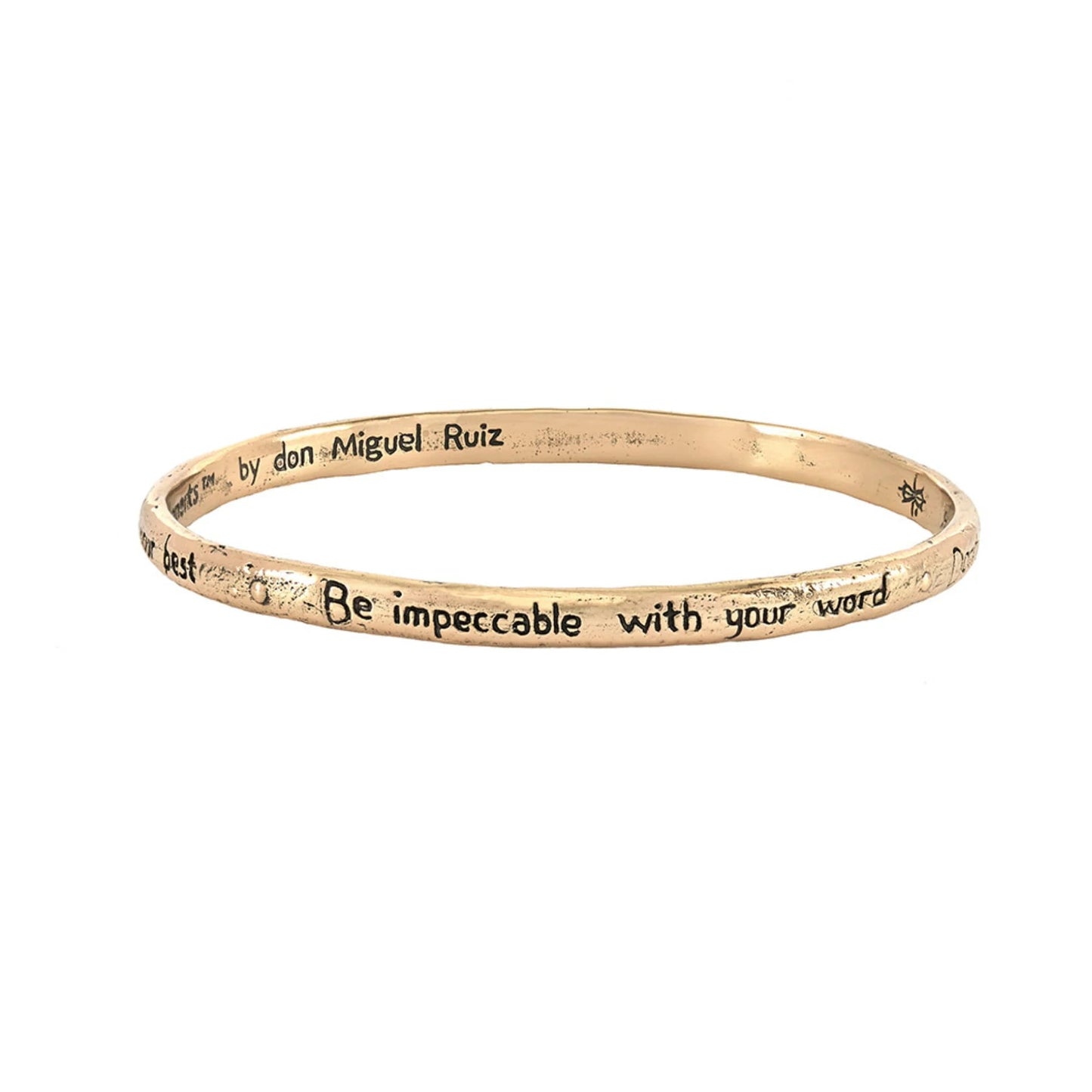 Four Agreements Bangle | Mindful Living Jewelry