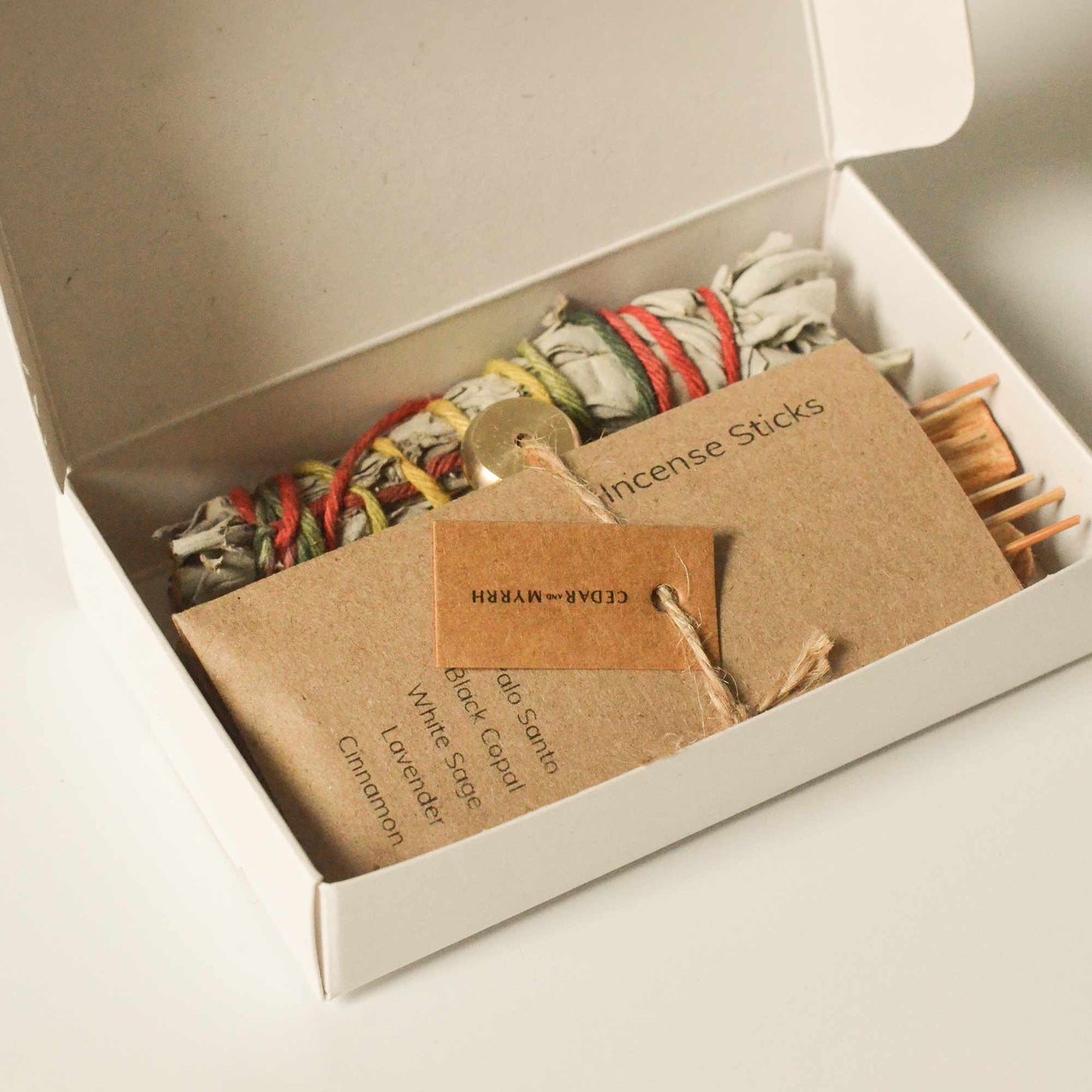 burning ritual kit, energy cleansing set, palo santo and sage kit, incense sample kit, spiritual purification tools, mindful smudging set, meditation starter kit