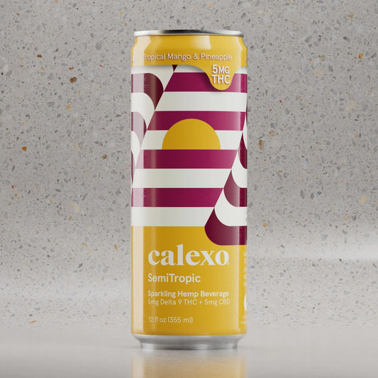 Calexo SemiTropic sparkling hemp beverage 