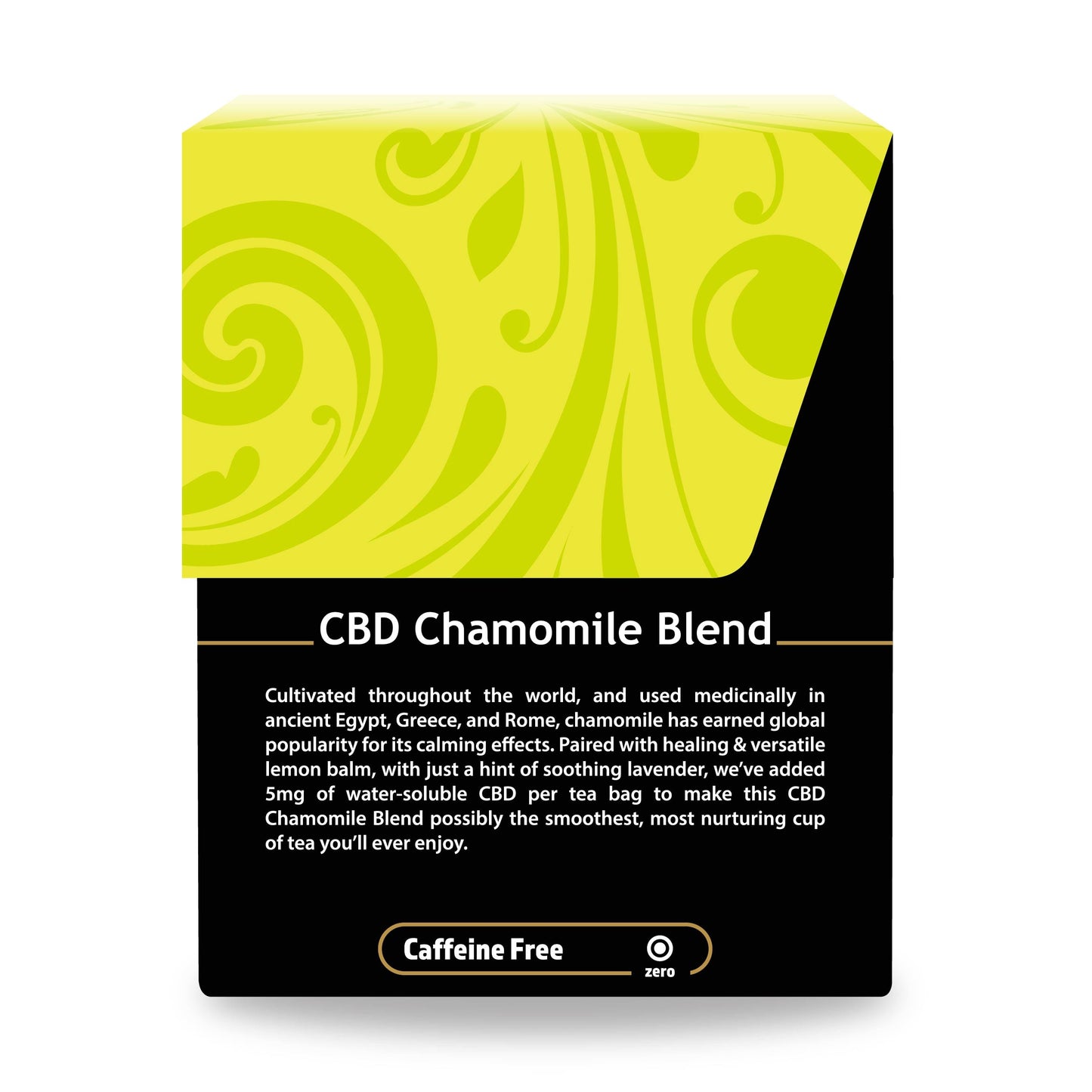 CBD chamomile tea, calming herbal tea, Buddha Teas CBD
