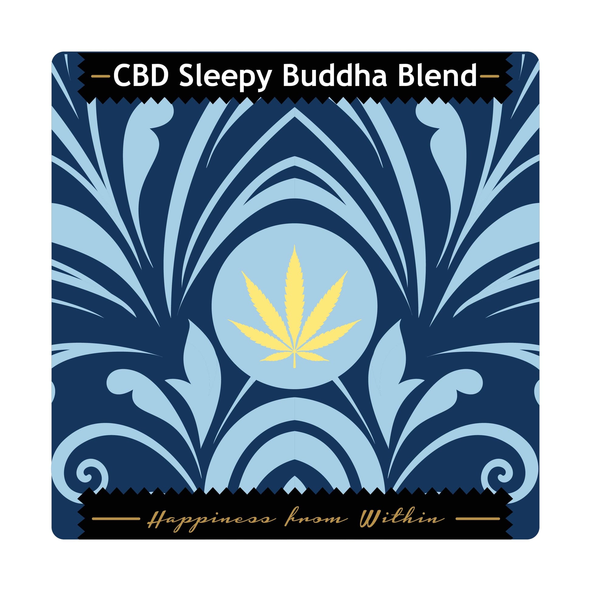 CBD sleep tea, bedtime tea, calming CBD tea, Buddha Teas Sleepy Buddha, valerian chamomile tea, THC-free CBD tea, stress relief tea