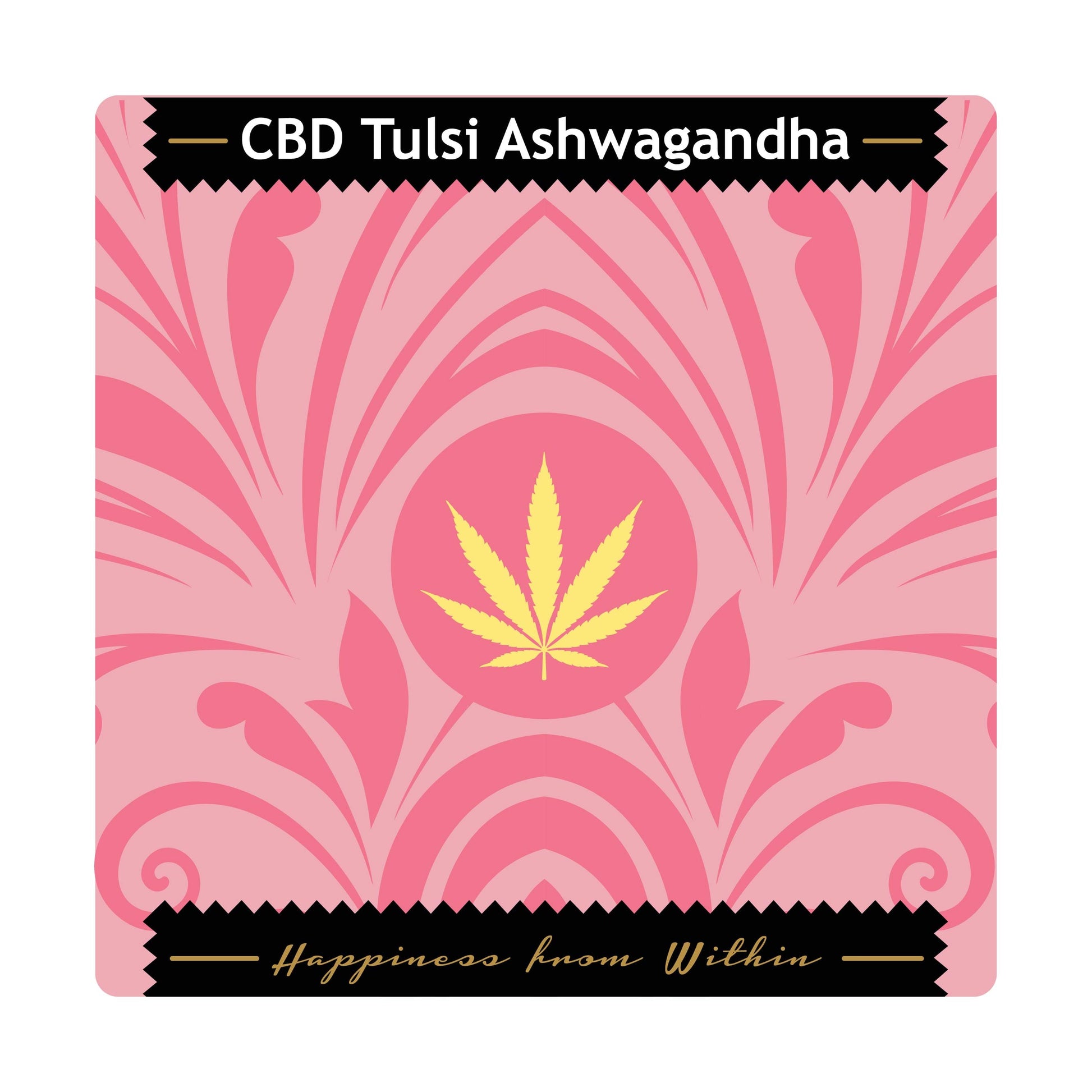 holy basil tea, CBD herbal tea, calm focus tea