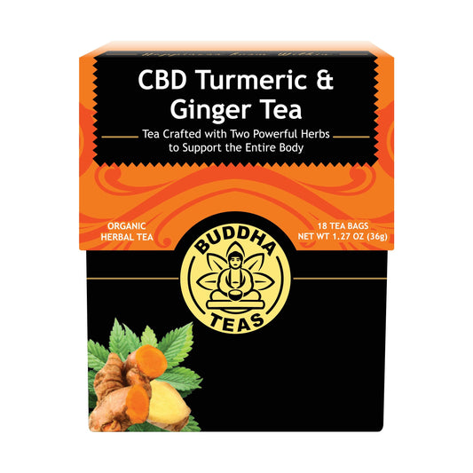 CBD Turmeric & Ginger – Anti-Inflammatory Wellness Tea