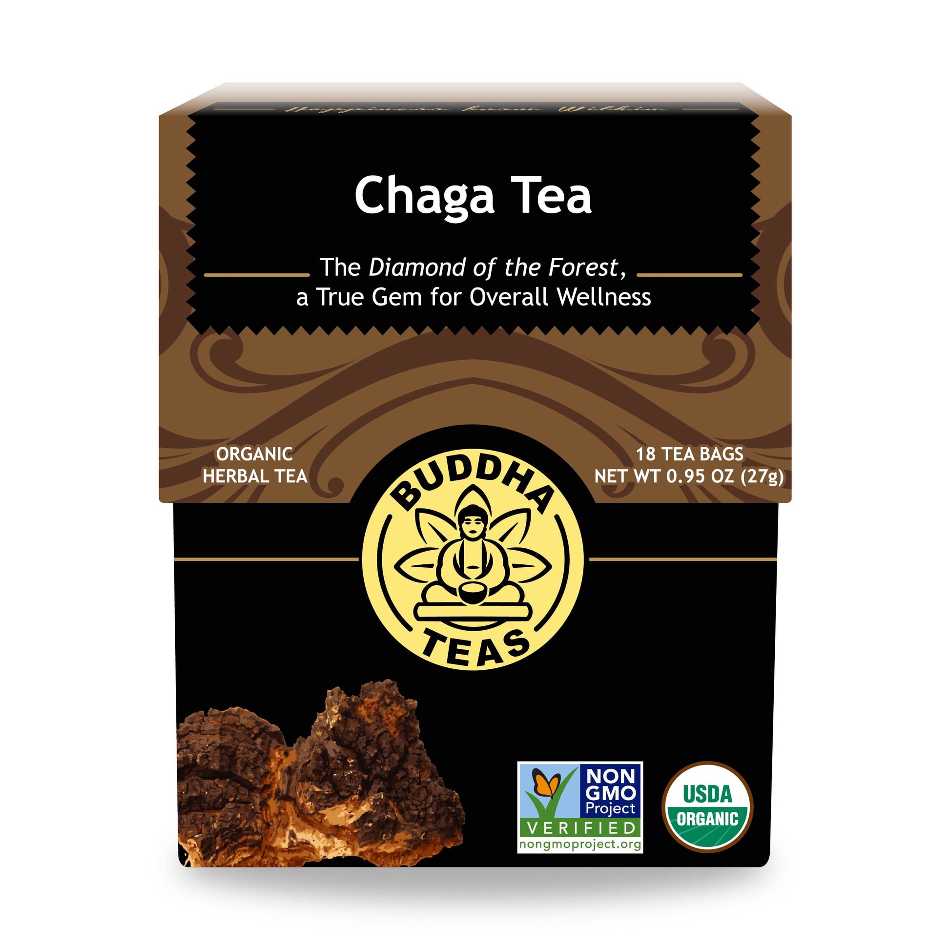 Chaga Organic Tea – Antioxidant Mushroom Wellness