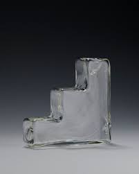 Laundry Day pipe, glass pipe, Tanjun pipe, borosilicate pipe, minimalist smoking accessories, designer pipe, modern smokeware, incense holder, YENology accessories, functional art - clear