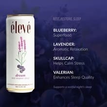 Blueberry, Lavender, Skullcap, Valerian
Organic ingredients