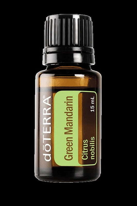 green mandarin essential oil, doTERRA citrus oil, mandarin oil benefits, limonene oil, uplifting essential oil, immune support oil, digestive support essential oil, natural cleaning oil, aromatherapy citrus blend, refreshing diffuser oil