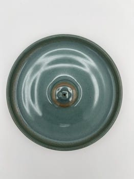 hand thrown incense burner, ceramic incense holder, stoneware incense burner, porcelain incense holder, Mike Teal pottery, handmade incense burner, artisanal ceramic incense dish, Cone 6 pottery